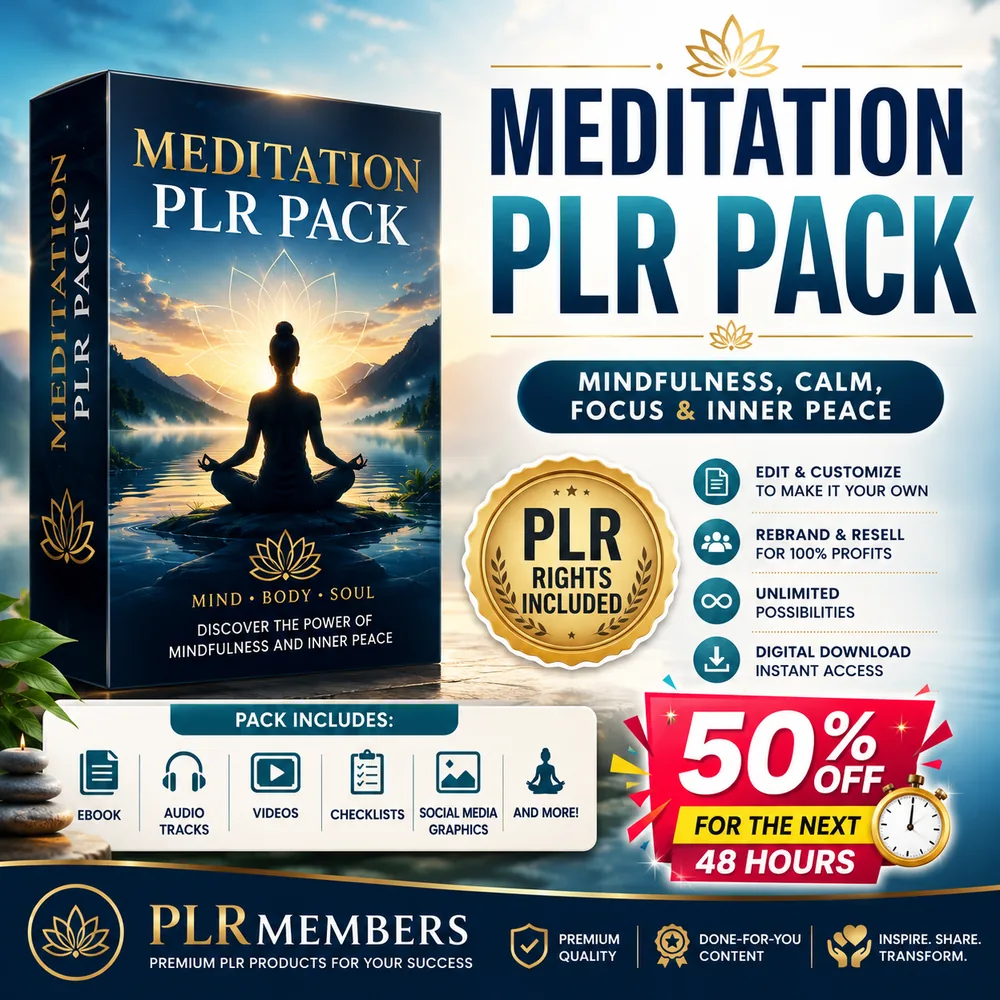 Meditation PLR Pack