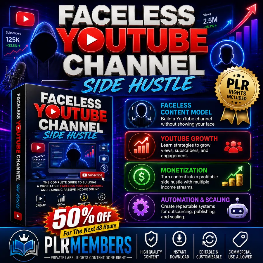 Faceless Youtube Channel Side Hustle