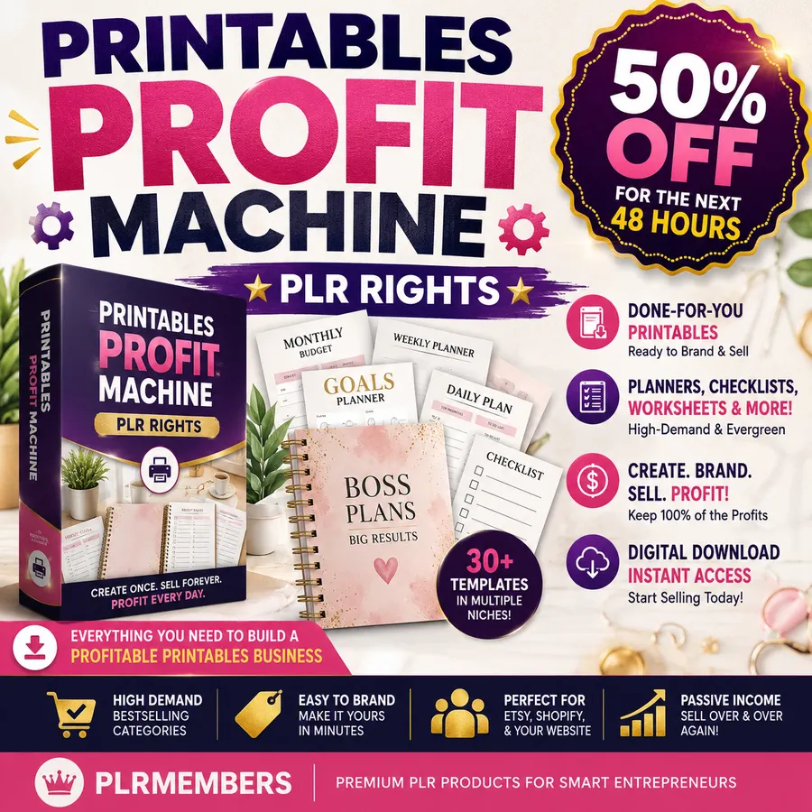 Printables Profit Machine
