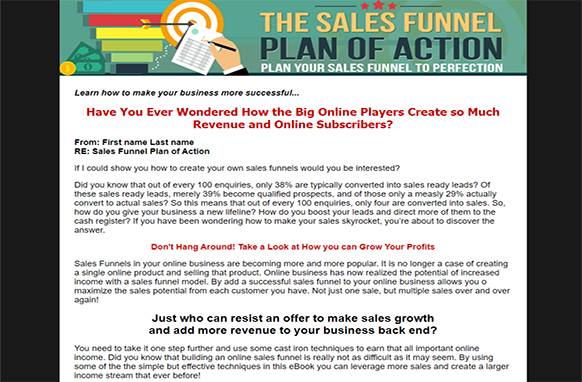Screen-2-3 The Sales Funnel Plan Of Action
